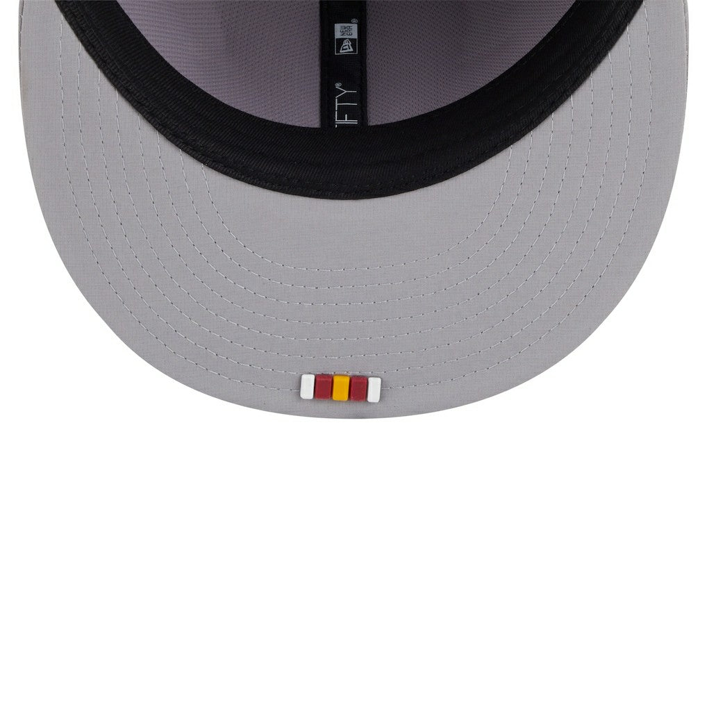 Washington Commanders New Era 2025 Sideline 59FIFTY Fitted Hat - Gray Hats