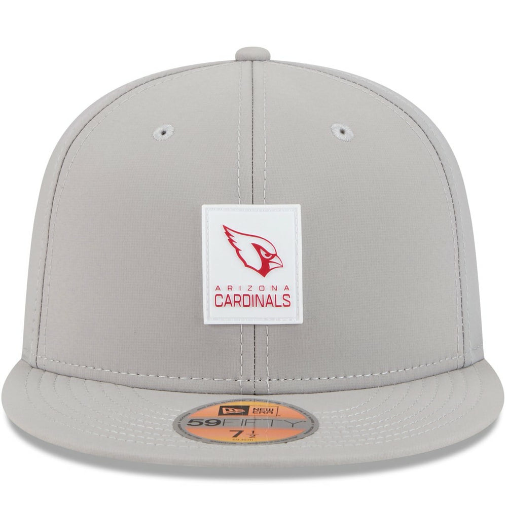 Arizona Cardinals New Era 2025 Sideline 59FIFTY Fitted Hat - Gray Hats