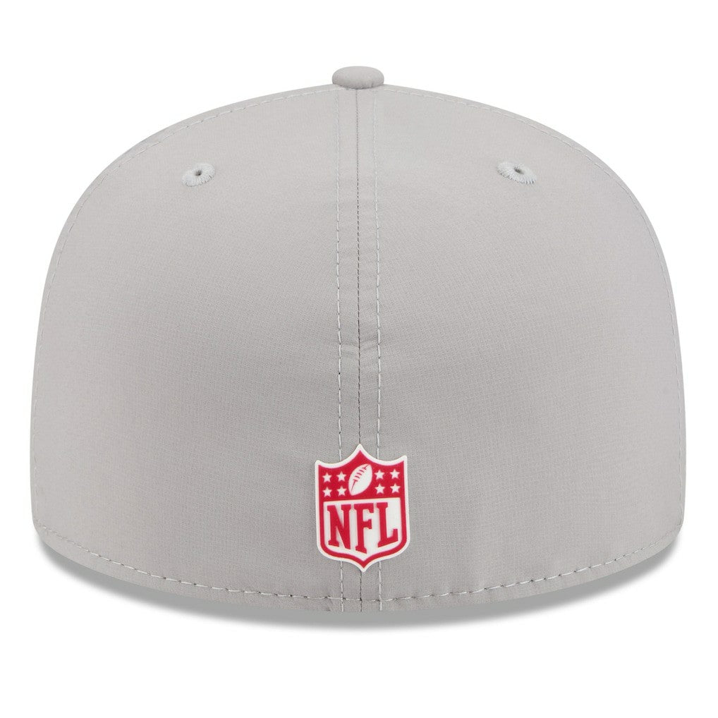 Arizona Cardinals New Era 2025 Sideline 59FIFTY Fitted Hat - Gray Hats