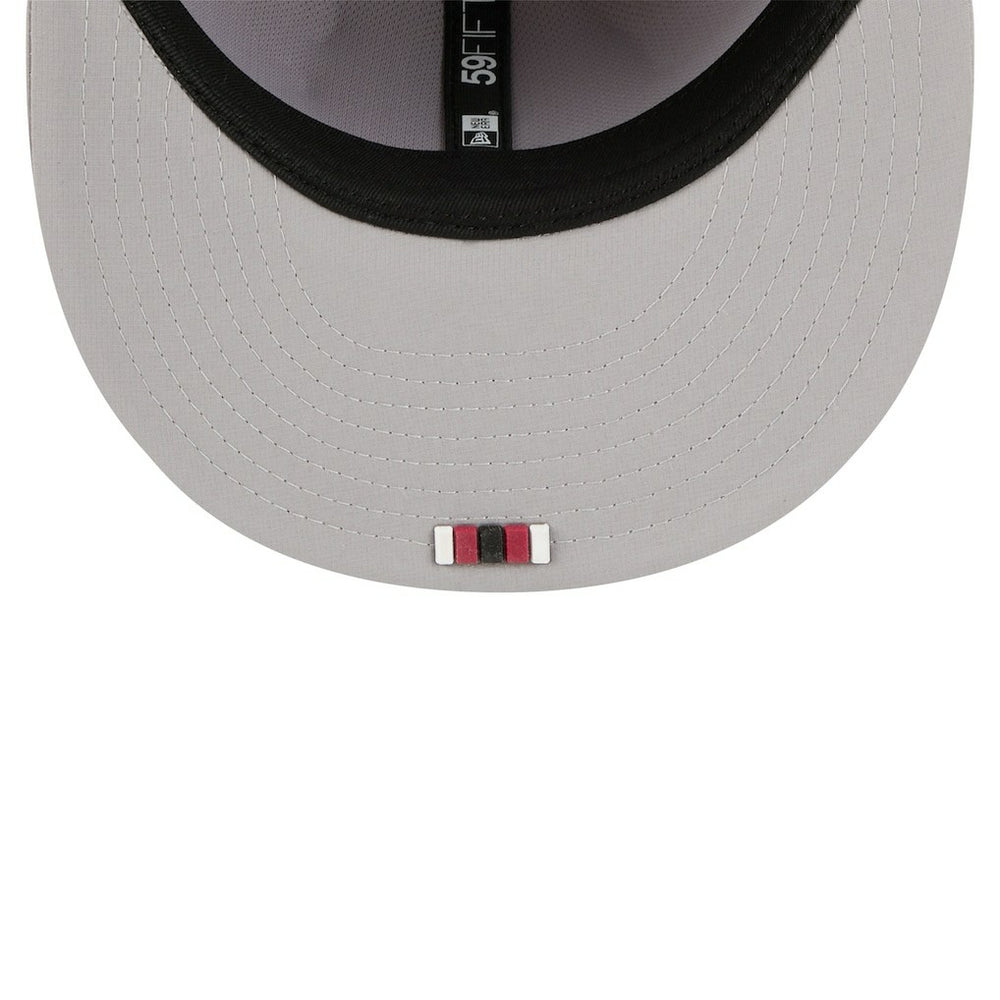 Arizona Cardinals New Era 2025 Sideline 59FIFTY Fitted Hat - Gray Hats