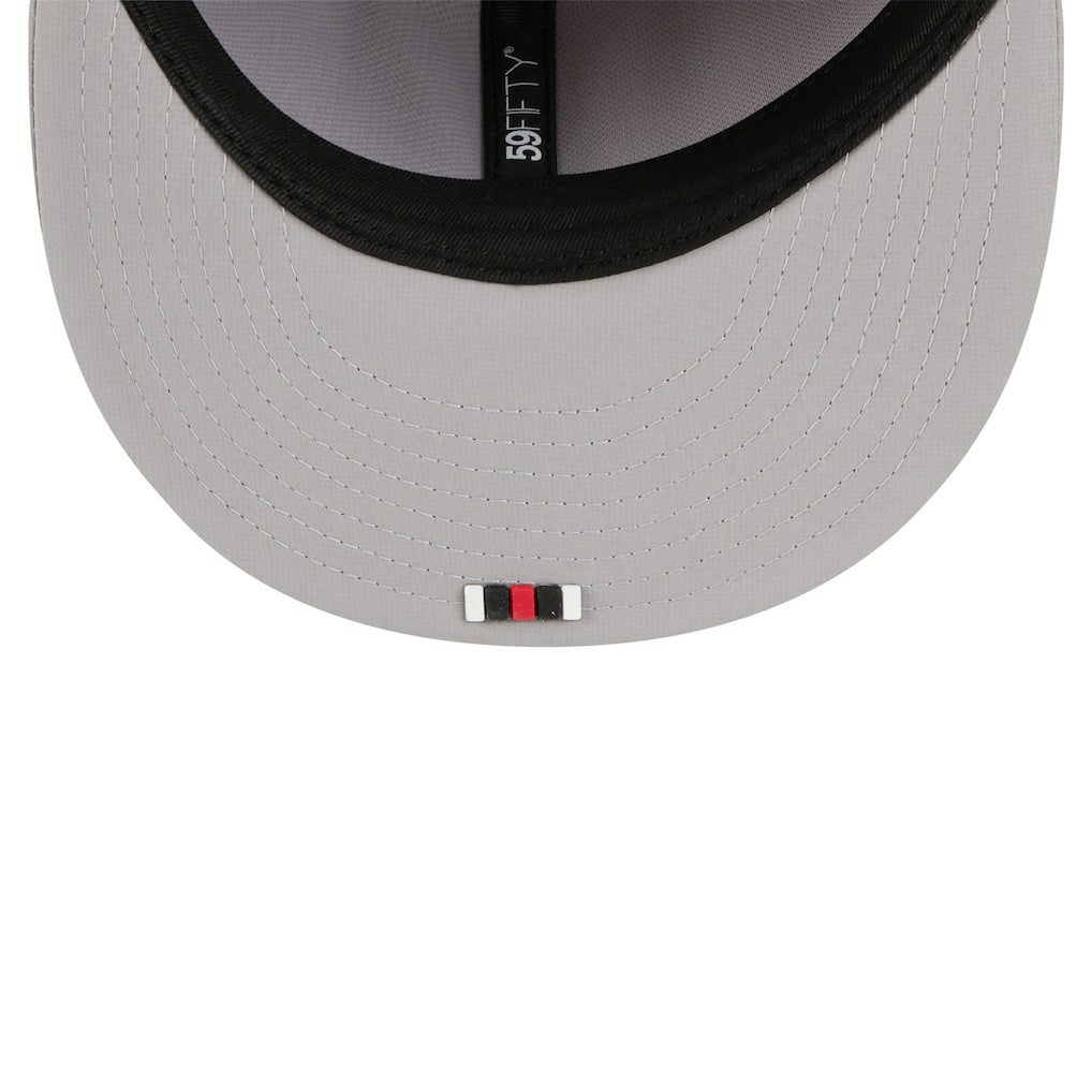 Atlanta Falcons New Era 2025 Sideline 59FIFTY Fitted Hat - Gray Hats