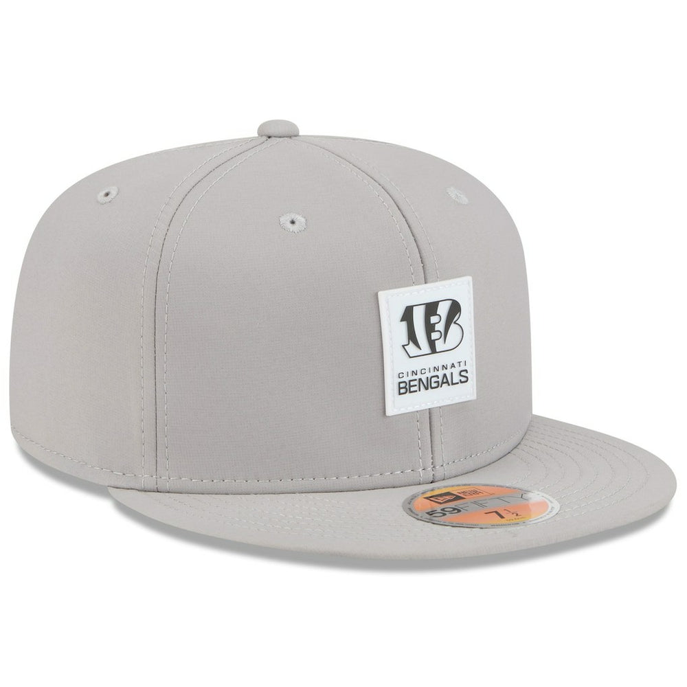 Cincinnati Bengals New Era 2025 Sideline 59FIFTY Fitted Hat - Gray Hats