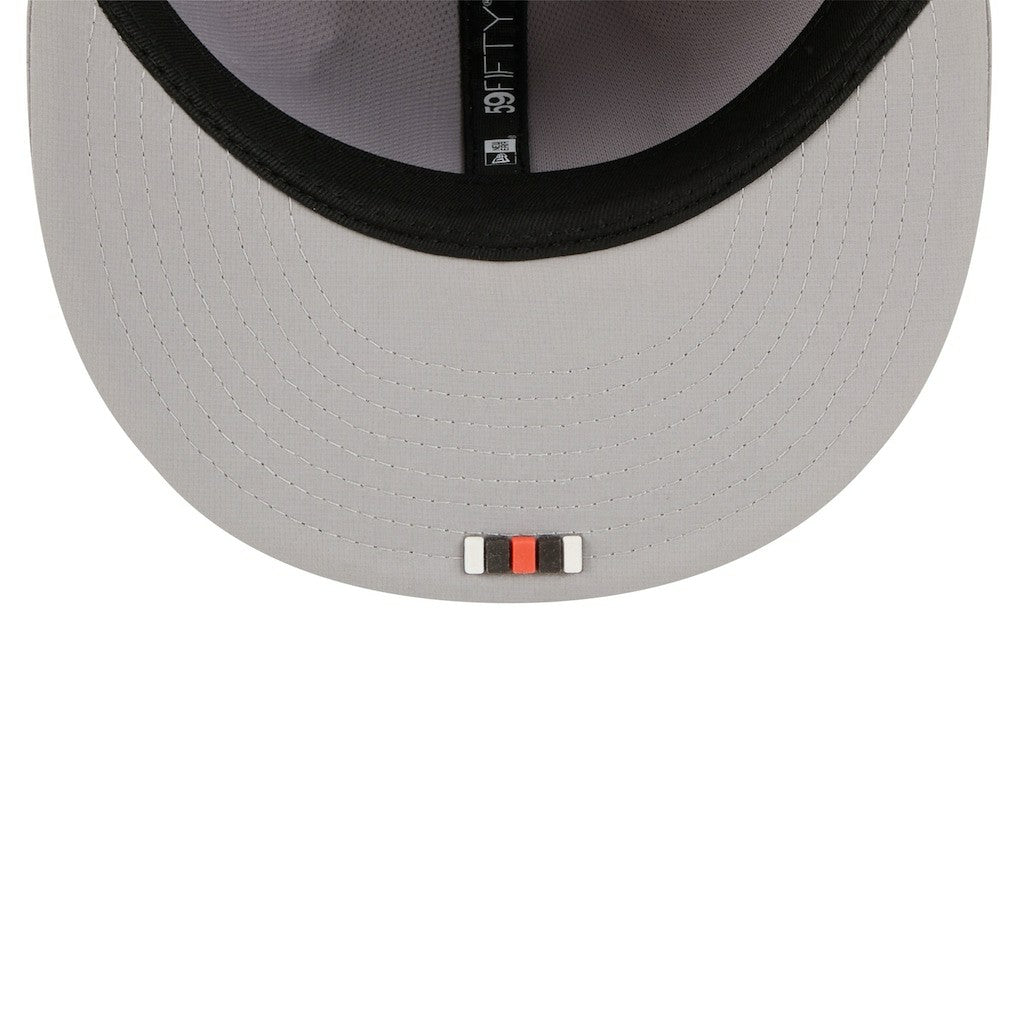 Cleveland Browns New Era 2025 Sideline 59FIFTY Fitted Hat - Gray Hats