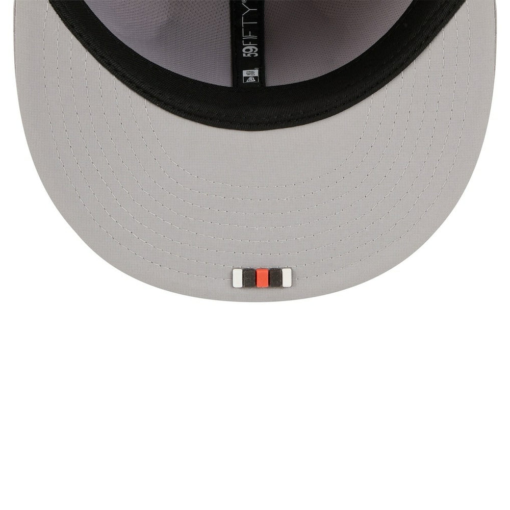 Cleveland Browns New Era 2025 Sideline 59FIFTY Fitted Hat - Gray Hats