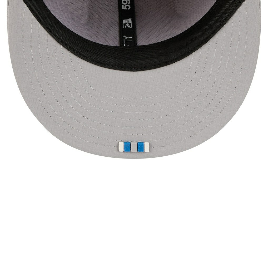 Detroit Lions New Era 2025 Sideline 59FIFTY Fitted Hat - Gray Hats