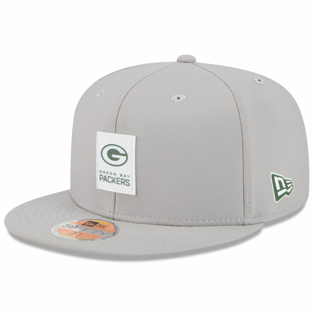 Green Bay Packers New Era 2025 Sideline 59FIFTY Fitted Hat - Gray Hats