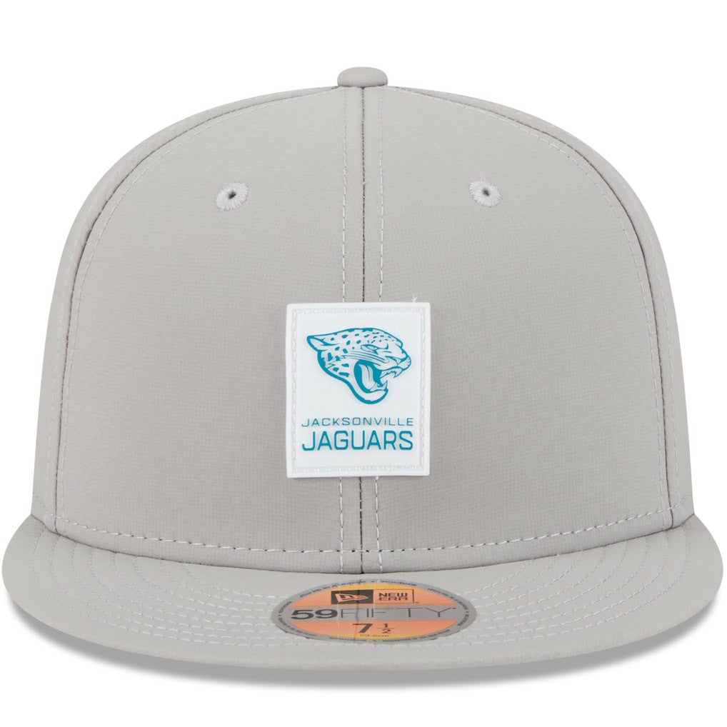 Jacksonville Jaguars New Era 2025 Sideline 59FIFTY Fitted Hat - Gray Hats