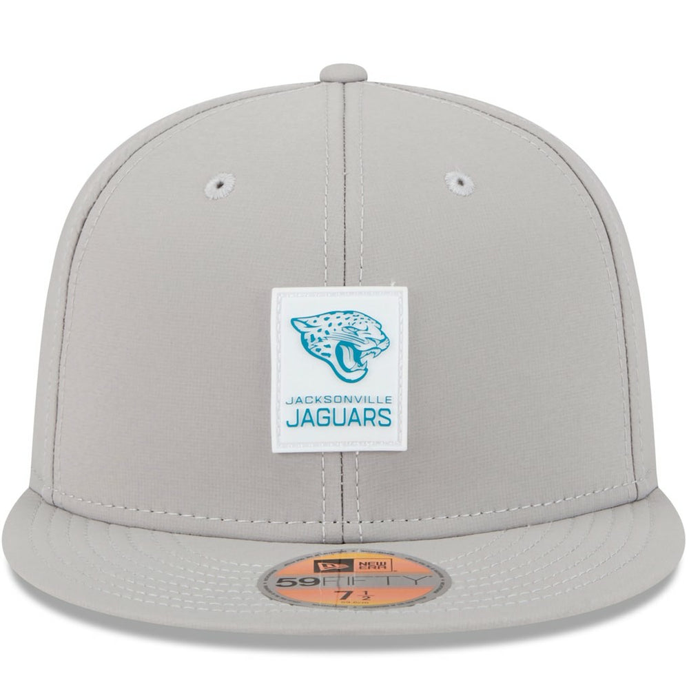 Jacksonville Jaguars New Era 2025 Sideline 59FIFTY Fitted Hat - Gray Hats
