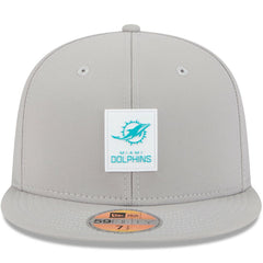 Miami Dolphins New Era 2025 Sideline 59FIFTY Fitted Hat - Gray Hats