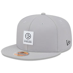 Pittsburgh Steelers New Era 2025 Sideline 59FIFTY Fitted Hat - Gray Hats