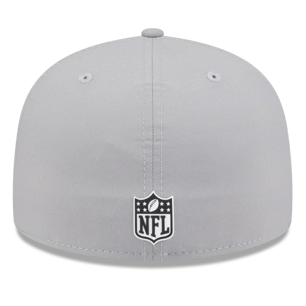 Pittsburgh Steelers New Era 2025 Sideline 59FIFTY Fitted Hat - Gray Hats