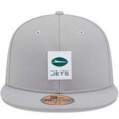 New York Jets New Era 2025 Sideline 59FIFTY Fitted Hat - Gray Hats