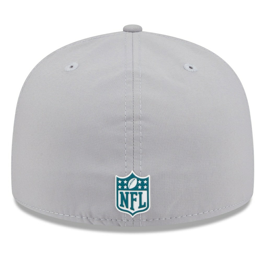 Philadelphia Eagles New Era 2025 Sideline 59FIFTY Fitted Hat - Gray Hats
