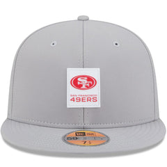 San Francisco 49ers New Era 2025 Sideline 59FIFTY Fitted Hat - Gray Hats