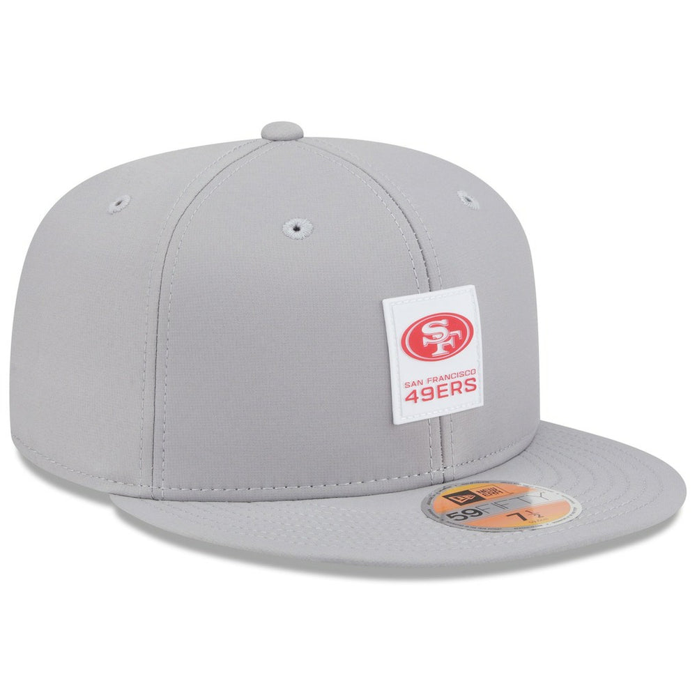 San Francisco 49ers New Era 2025 Sideline 59FIFTY Fitted Hat - Gray Hats