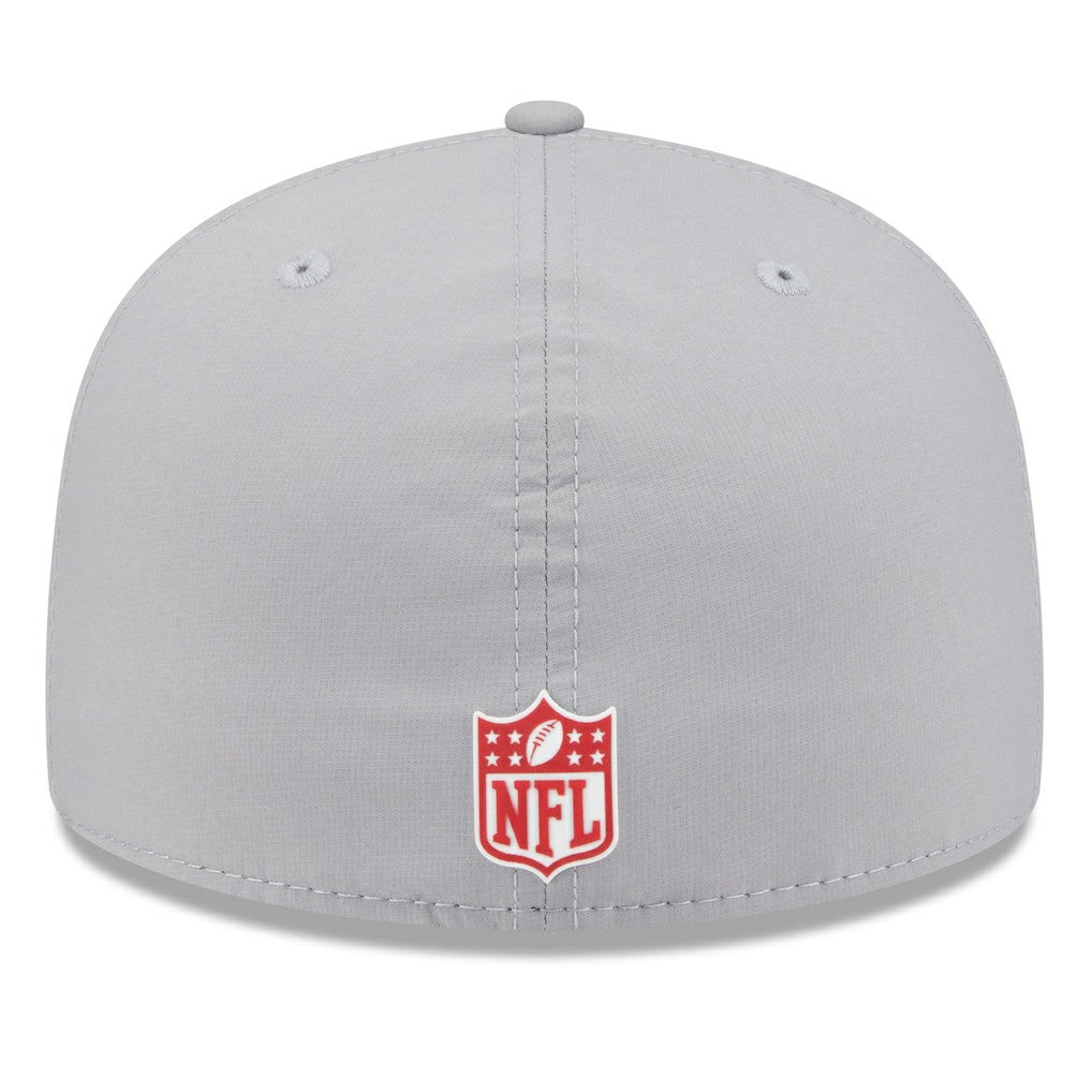 San Francisco 49ers New Era 2025 Sideline 59FIFTY Fitted Hat - Gray Hats