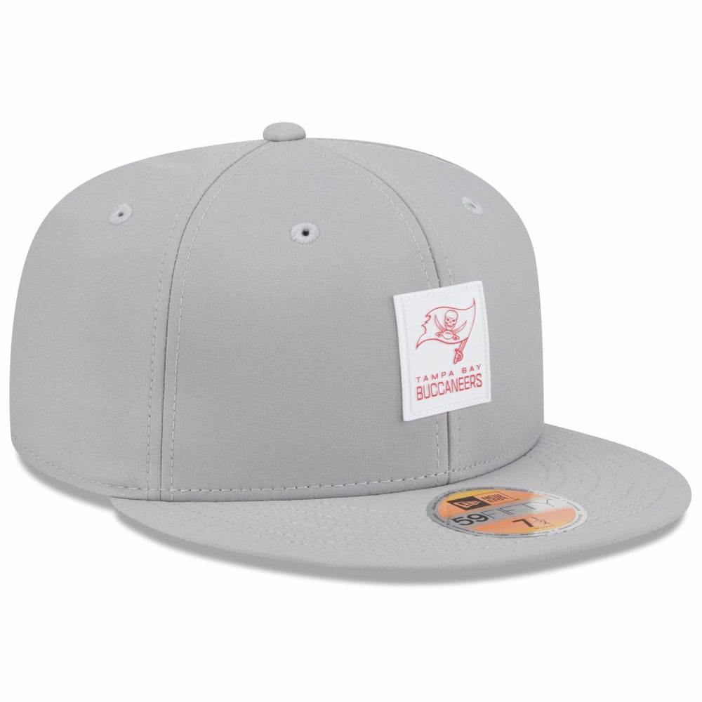 Tampa Bay Buccaneers New Era 2025 Sideline 59FIFTY Fitted Hat - Gray Hats
