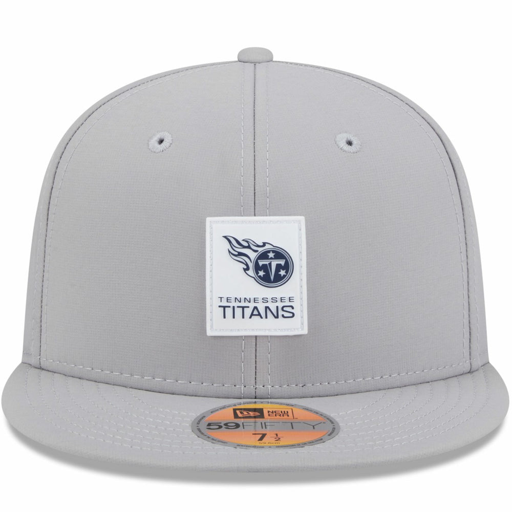 Tennessee Titans New Era 2025 Sideline 59FIFTY Fitted Hat - Gray Hats