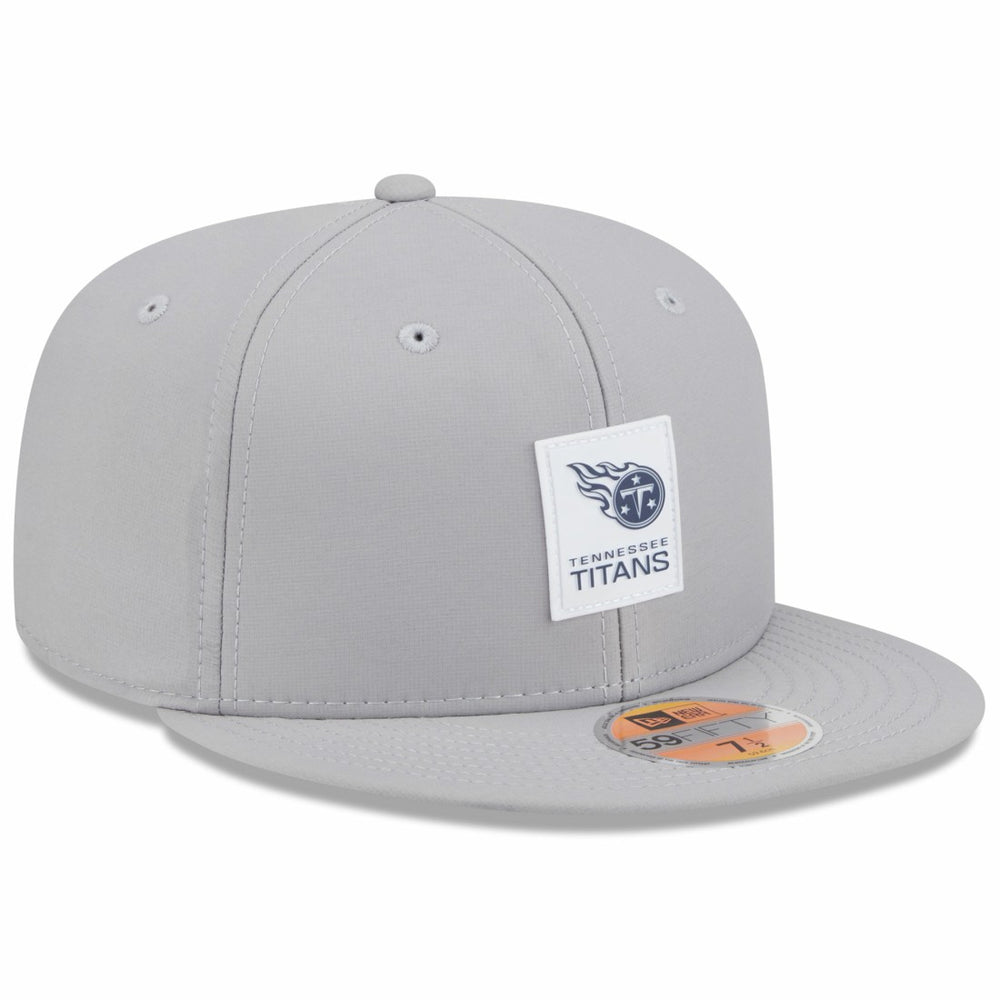 Tennessee Titans New Era 2025 Sideline 59FIFTY Fitted Hat - Gray Hats