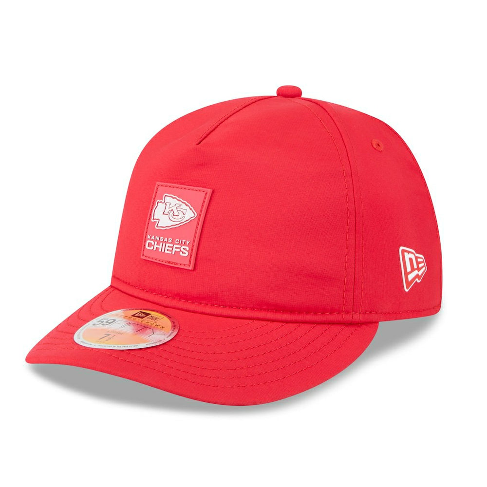 Kansas City Chiefs New Era 2025 Sideline Retro Crown 59FIFTY Fitted Hat - Red Hats