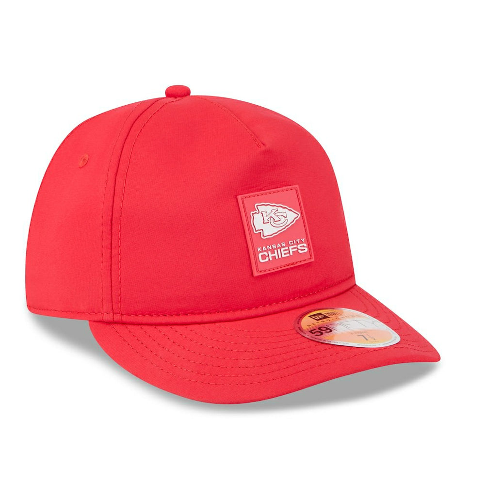 Kansas City Chiefs New Era 2025 Sideline Retro Crown 59FIFTY Fitted Hat - Red Hats