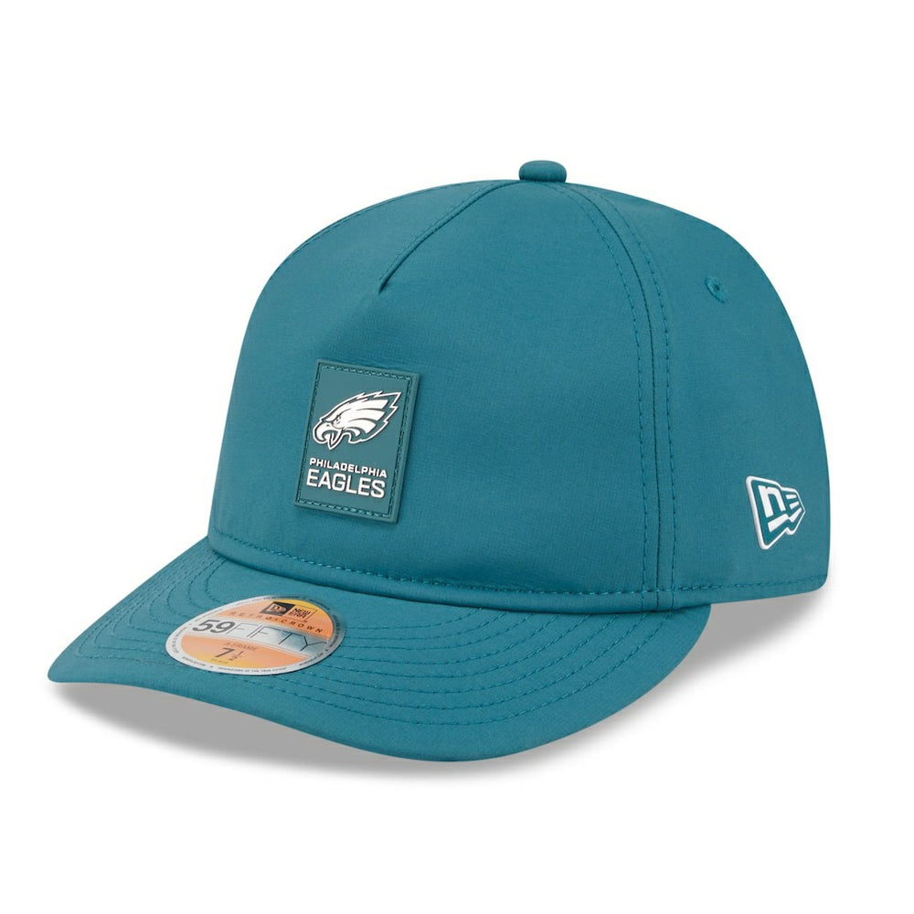 Philadelphia Eagles New Era 2025 Sideline Retro Crown 59FIFTY Fitted Hat - Midnight Green Hats