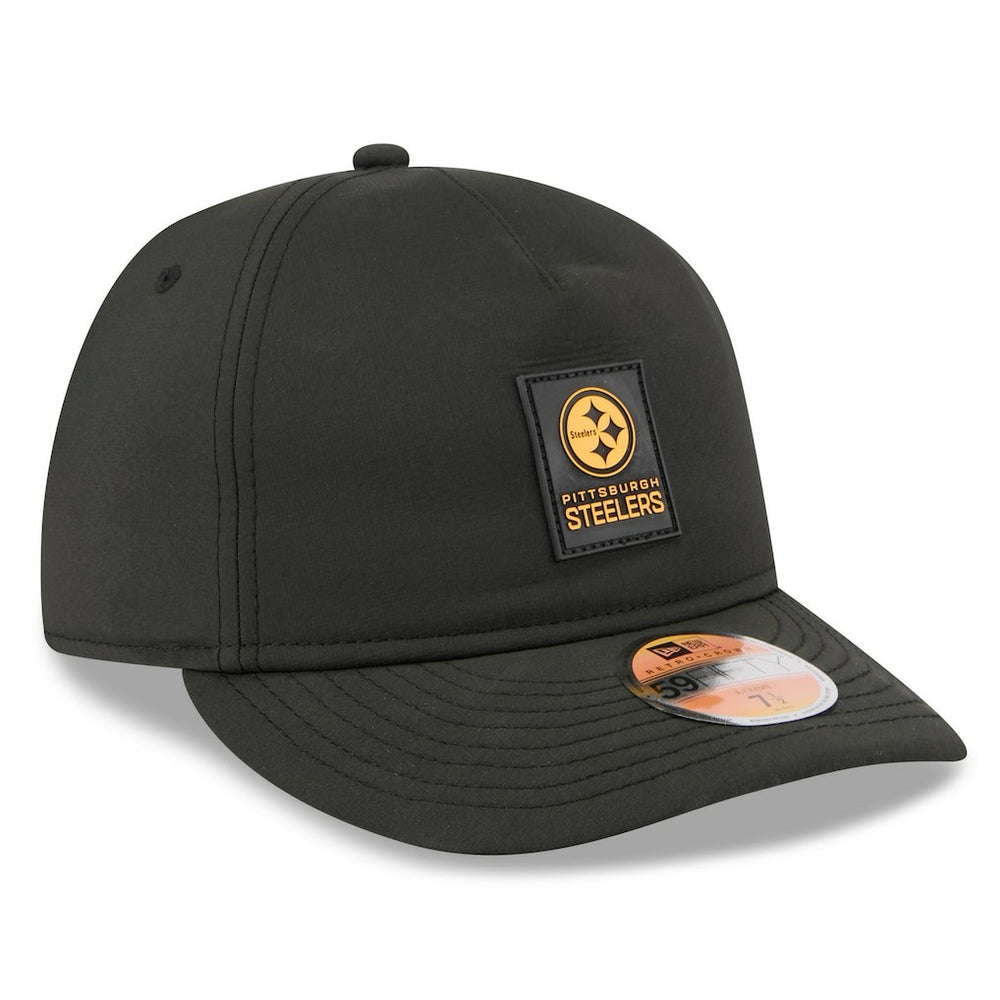 Pittsburgh Steelers New Era 2025 Sideline Retro Crown 59FIFTY Fitted Hat - Black Hats