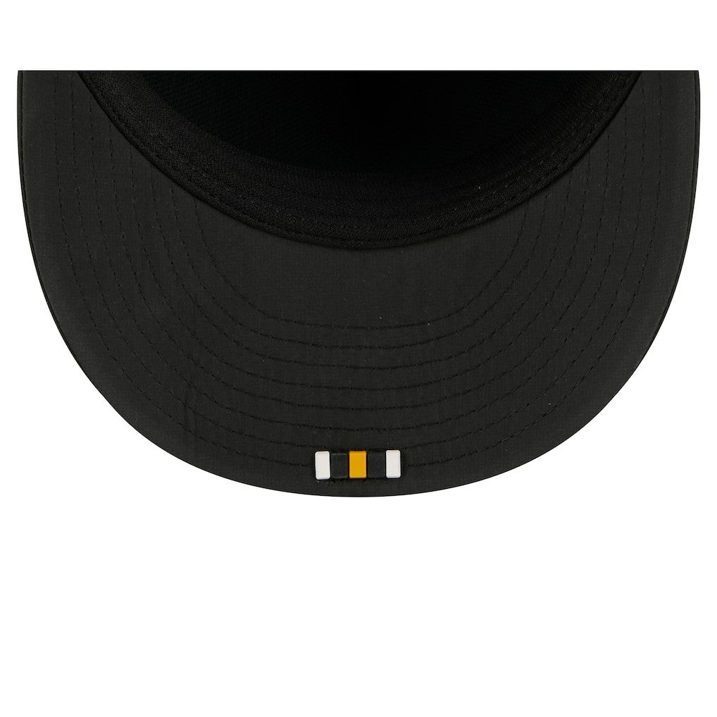 Pittsburgh Steelers New Era 2025 Sideline Retro Crown 59FIFTY Fitted Hat - Black Hats