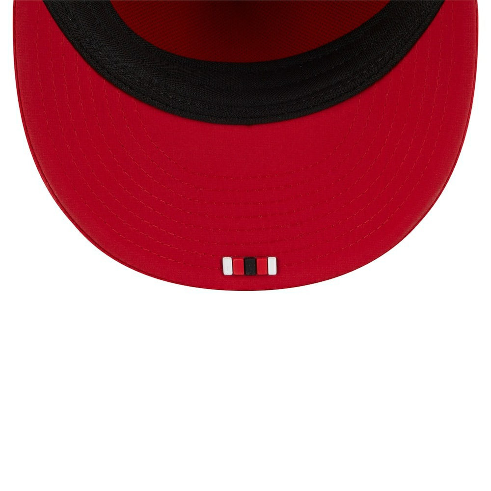 San Francisco 49ers New Era 2025 Sideline Retro Crown 59FIFTY Fitted Hat - Scarlet Hats