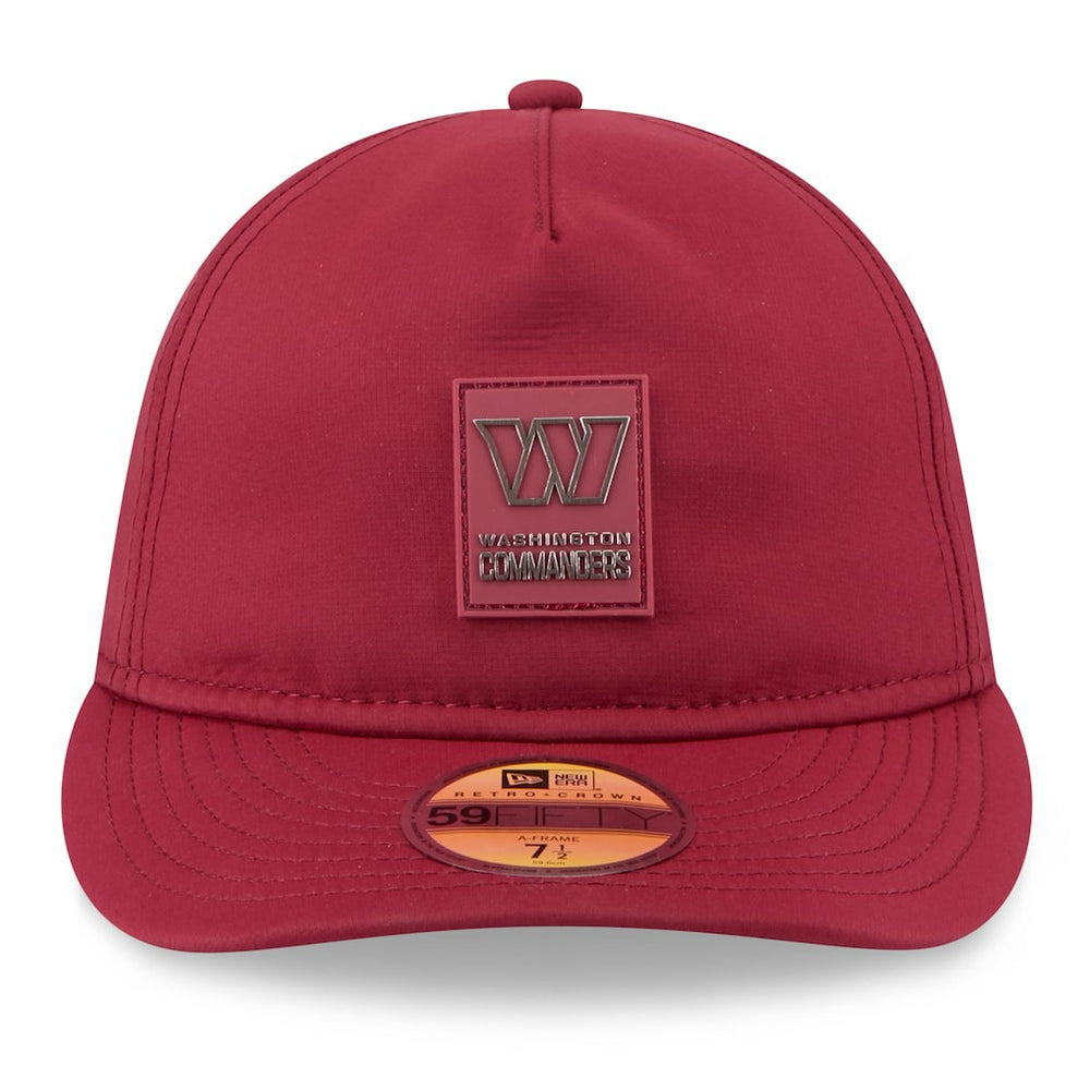 Washington Commanders New Era 2025 Sideline Retro Crown 59FIFTY Fitted Hat - Burgundy Hats