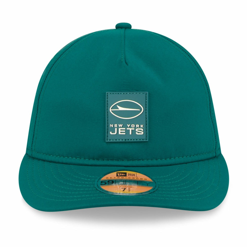 New York Jets New Era 2025 Sideline Retro Crown 59FIFTY Fitted Hat - Green Hats