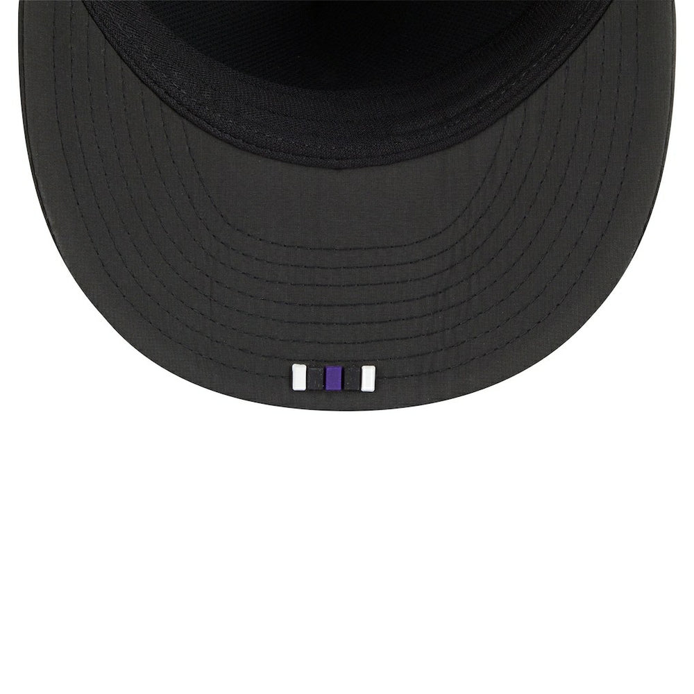 Baltimore Ravens New Era 2025 Sideline Retro Crown 59FIFTY Fitted Hat - Black Hats