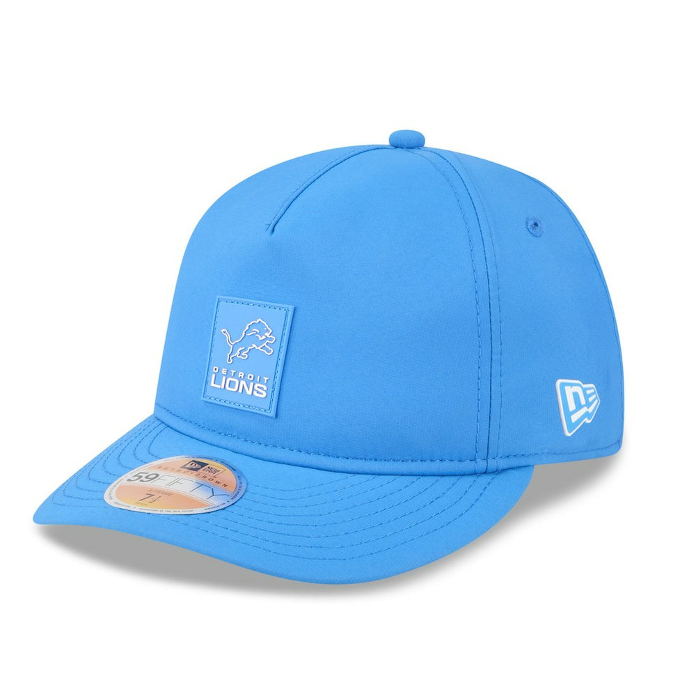 Detroit Lions New Era 2025 Sideline Retro Crown 59FIFTY Fitted Hat - Blue Hats