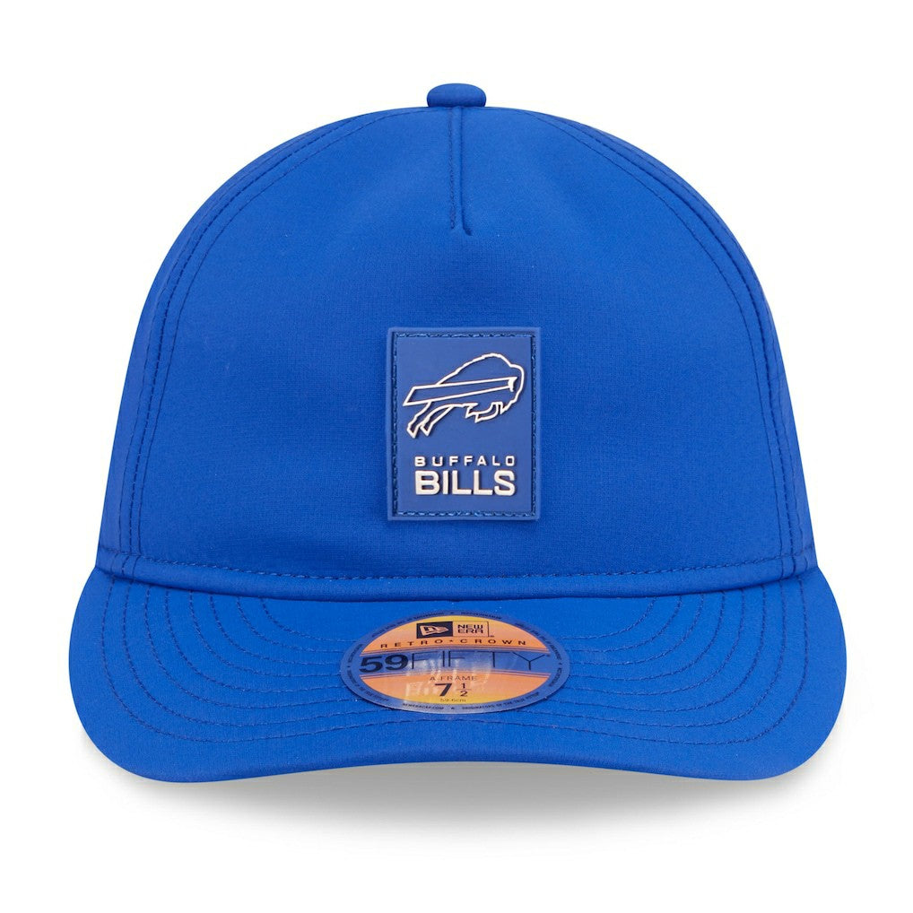 Buffalo Bills New Era 2025 Sideline Retro Crown 59FIFTY Fitted Hat - Royal Hats