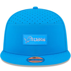 Detroit Lions New Era 2025 Sideline Split Panel 9FIFTY Snapback Hat - Blue Hats