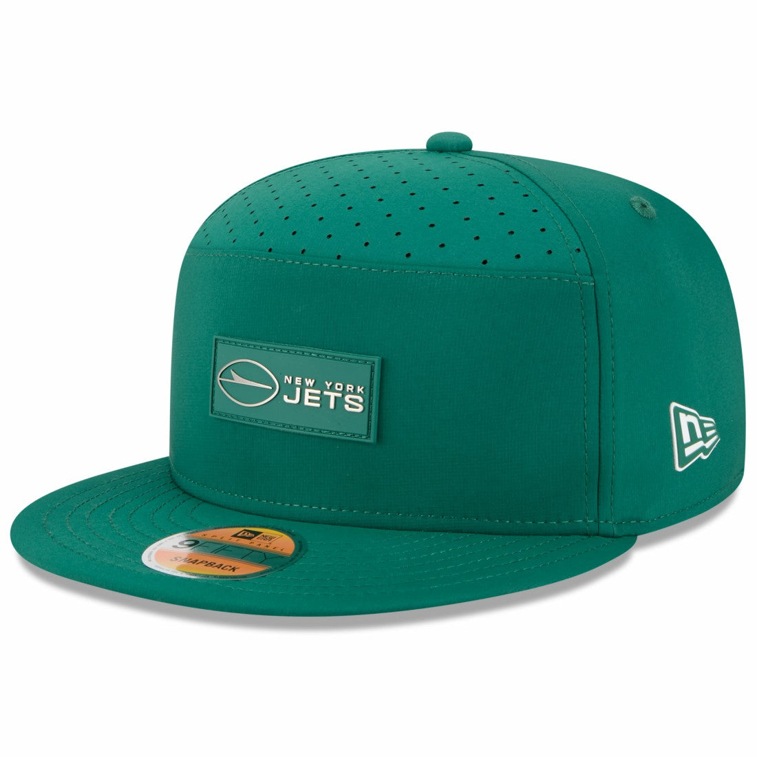 New York Jets New Era 2025 Sideline Split Panel 9FIFTY Snapback Hat - Green Hats
