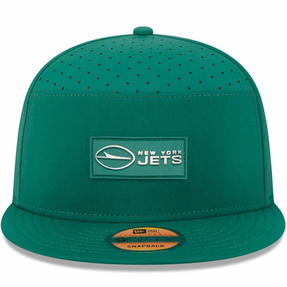 New York Jets New Era 2025 Sideline Split Panel 9FIFTY Snapback Hat - Green Hats