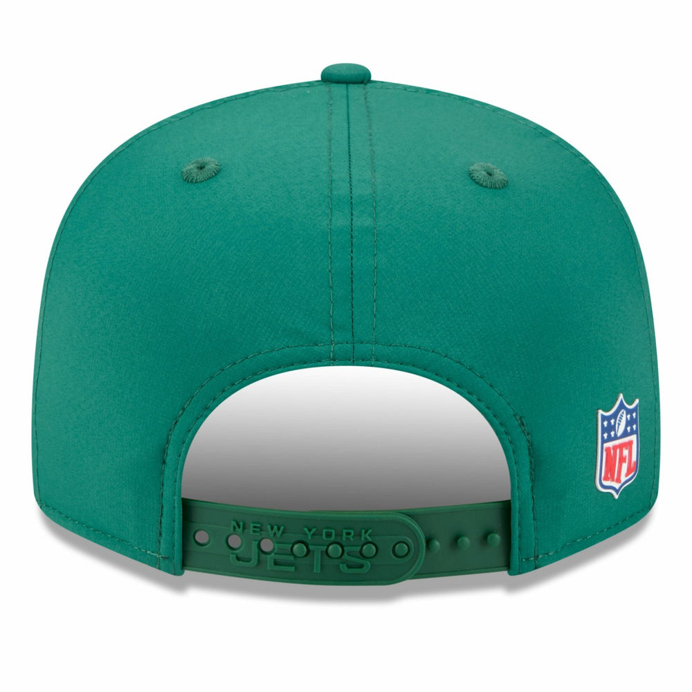New York Jets New Era 2025 Sideline Split Panel 9FIFTY Snapback Hat - Green Hats