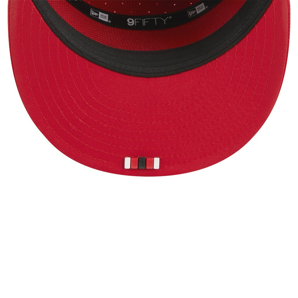 Arizona Cardinals New Era 2025 Sideline Split Panel 9FIFTY Snapback Hat - Cardinal Hats