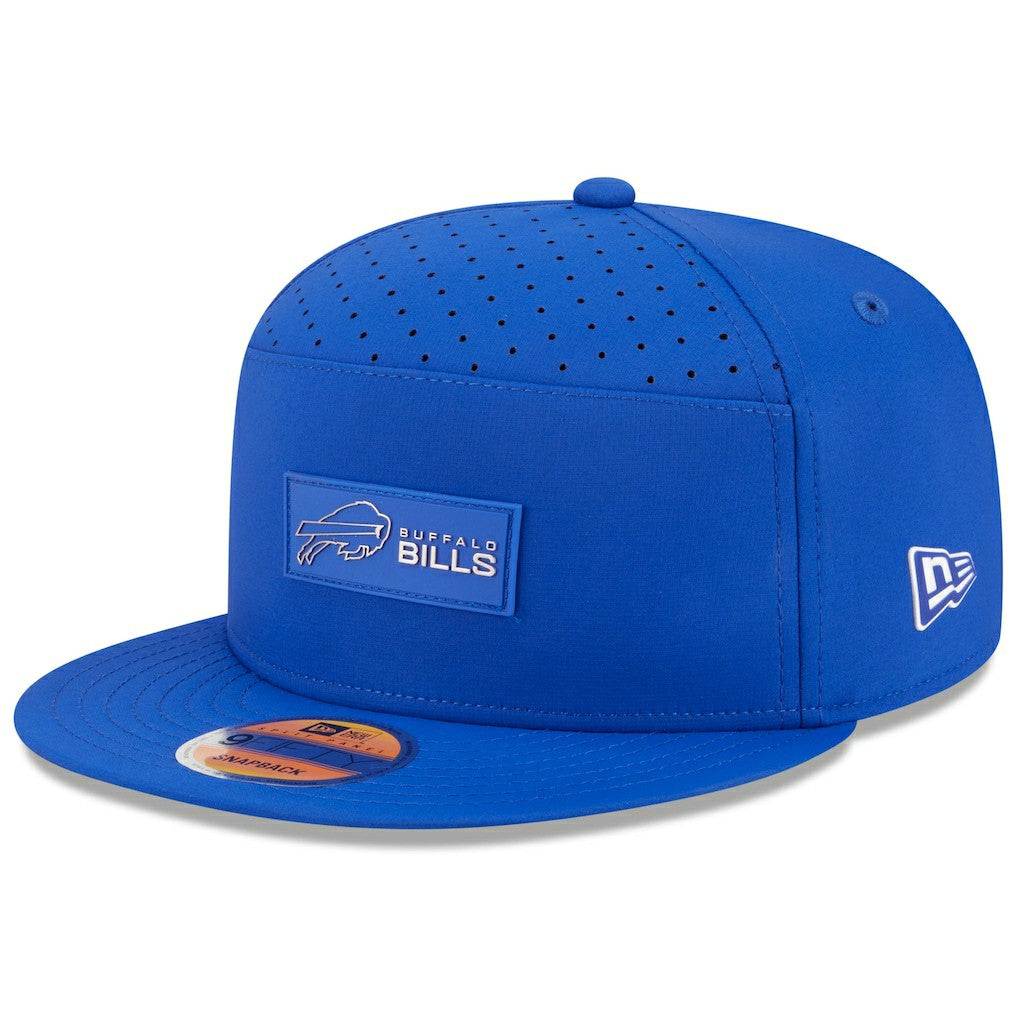 Buffalo Bills New Era 2025 Sideline Split Panel 9FIFTY Snapback Hat - Royal Hats