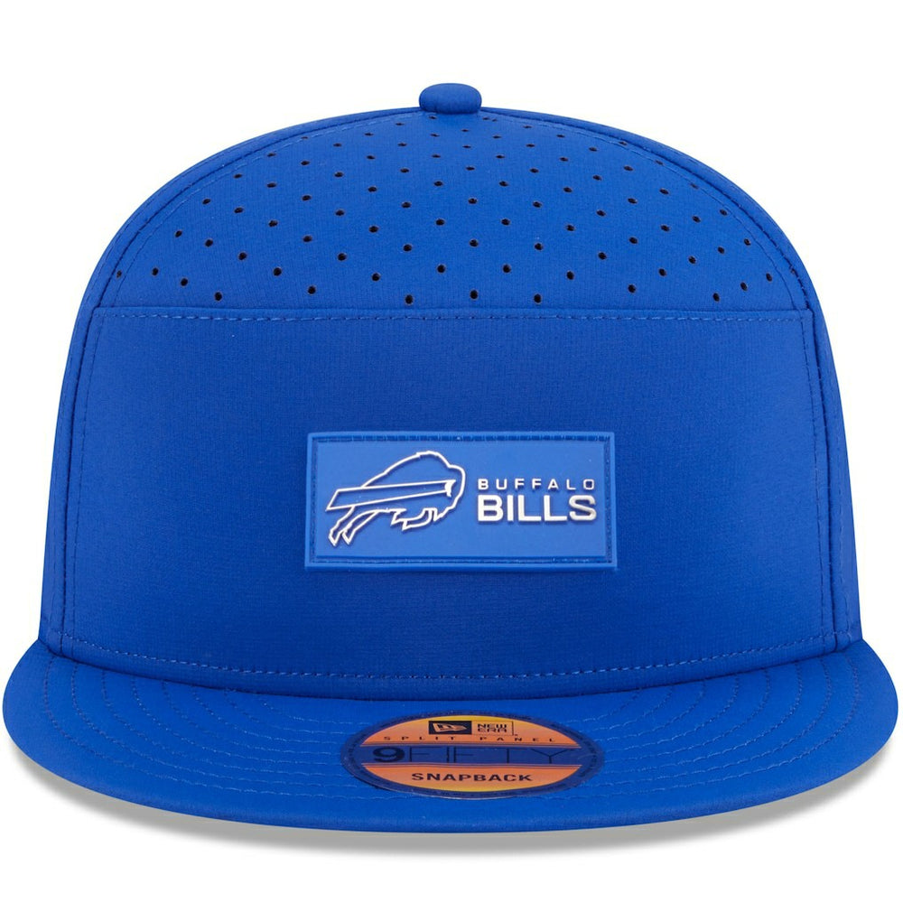 Buffalo Bills New Era 2025 Sideline Split Panel 9FIFTY Snapback Hat - Royal Hats