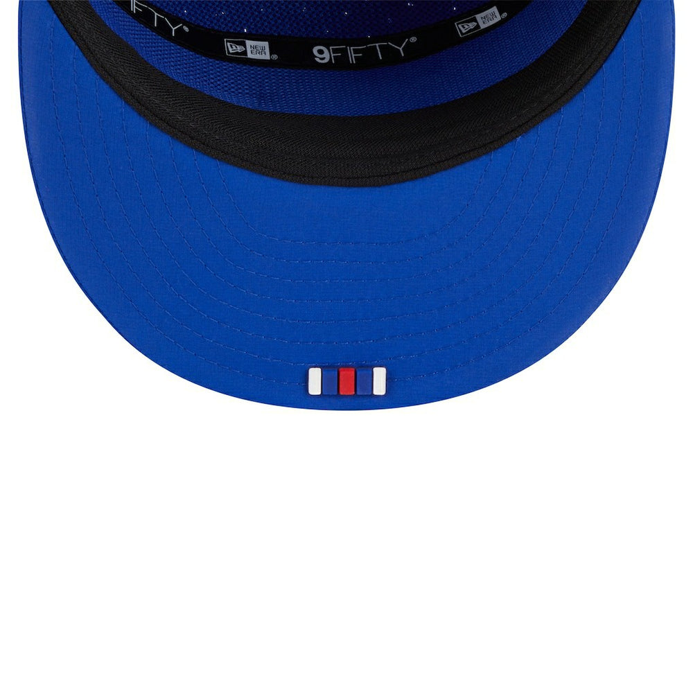Buffalo Bills New Era 2025 Sideline Split Panel 9FIFTY Snapback Hat - Royal Hats