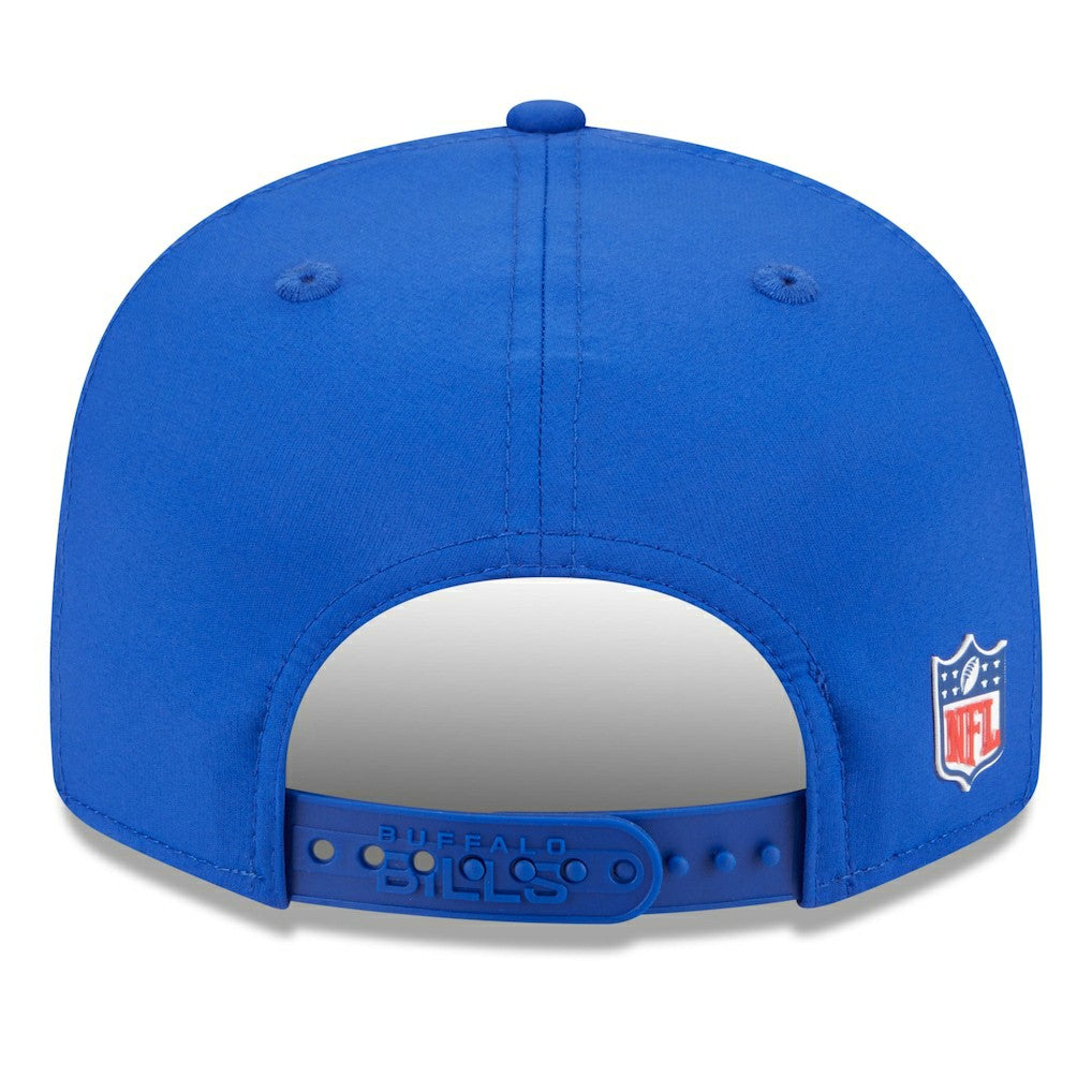 Buffalo Bills New Era 2025 Sideline Throwback Split Panel 9FIFTY Snapback Hat - Royal Hats