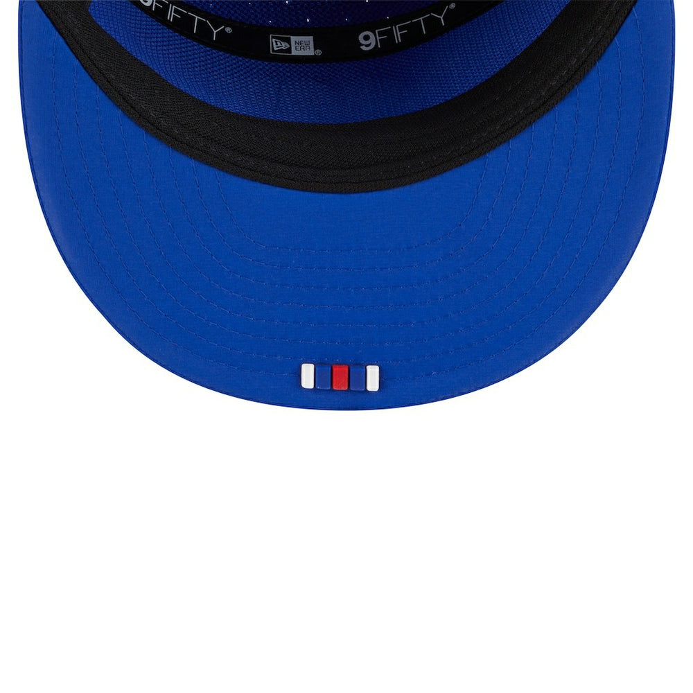 Buffalo Bills New Era 2025 Sideline Throwback Split Panel 9FIFTY Snapback Hat - Royal Hats