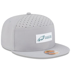 Philadelphia Eagles New Era 2025 Sideline Split Panel 9FIFTY Snapback Hat - Gray Hats