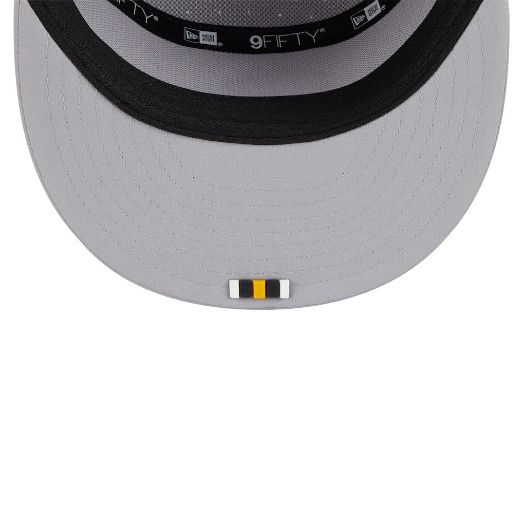 Pittsburgh Steelers New Era 2025 Sideline Split Panel 9FIFTY Snapback Hat - Gray Hats