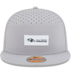 Baltimore Ravens New Era 2025 Sideline Split Panel 9FIFTY Snapback Hat - Gray Hats