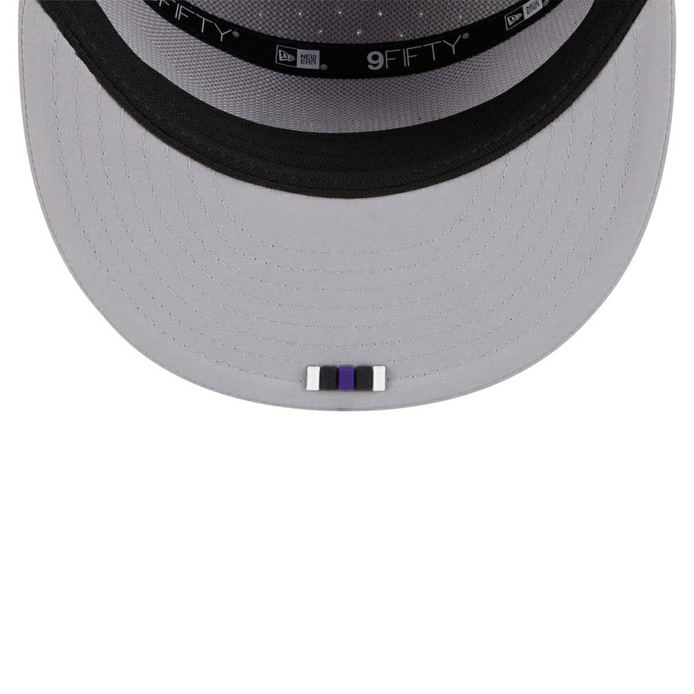Baltimore Ravens New Era 2025 Sideline Split Panel 9FIFTY Snapback Hat - Gray Hats