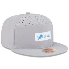 Detroit Lions New Era 2025 Sideline Split Panel 9FIFTY Snapback Hat - Gray Hats