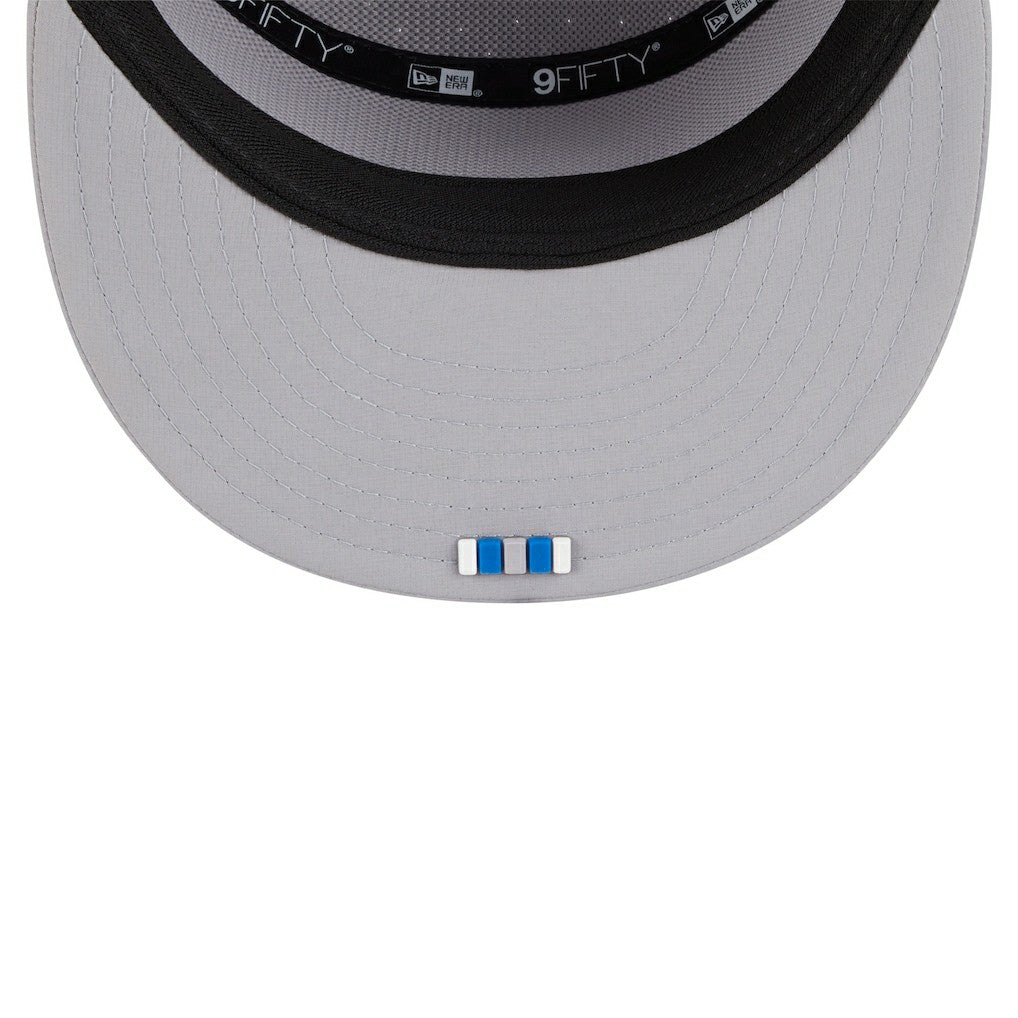 Detroit Lions New Era 2025 Sideline Split Panel 9FIFTY Snapback Hat - Gray Hats